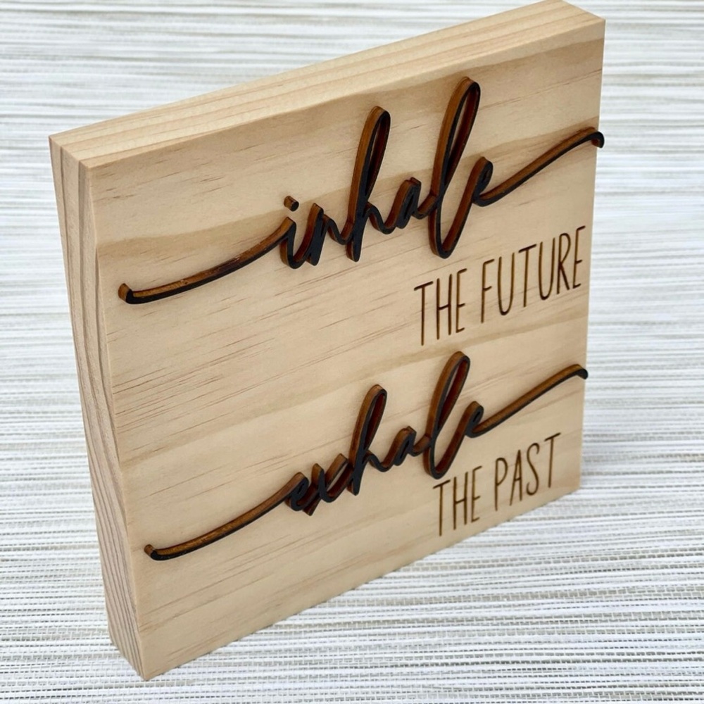 Handmade laser wood sign - Picture 4 of 4